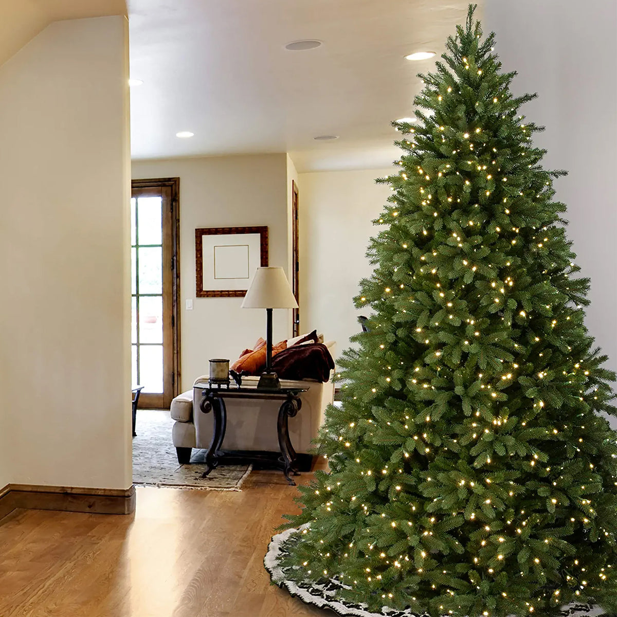 National Tree Company Jersey Frasier Fir 7.5' Dual Color Prelit Christmas Tree
