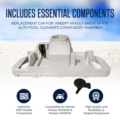 Pentair GW9535 Kreepy Krauly Great White Pool Cleaner Lower Body Replacement