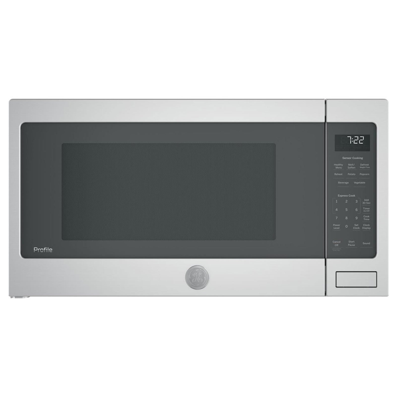 GE Profile 2.2 Cubic Foot Countertop Microwave, Gray  (For Parts) - VMInnovations