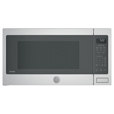 GE Profile 2.2 Cubic Foot Countertop Microwave, Gray  (For Parts)