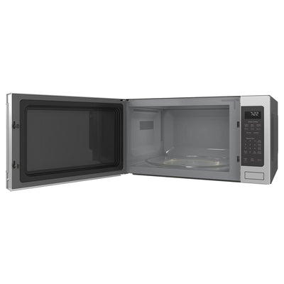 GE Profile 2.2 Cubic Foot Countertop Microwave, Gray  (For Parts)