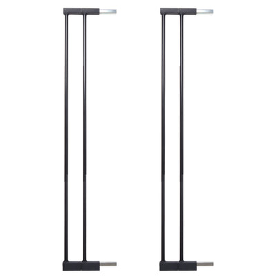 Scandinavian Pet Design Xtra Tall 3" Portable Pet Gate Extension, Black (2 Pack)