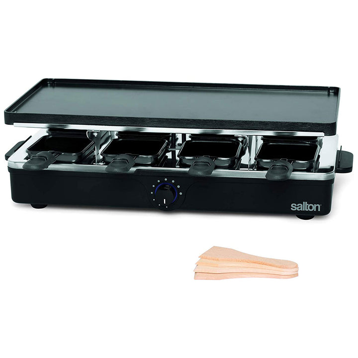 Salton Raclette Electric Table Top Non Stick Party Griddle Grill (Open Box)
