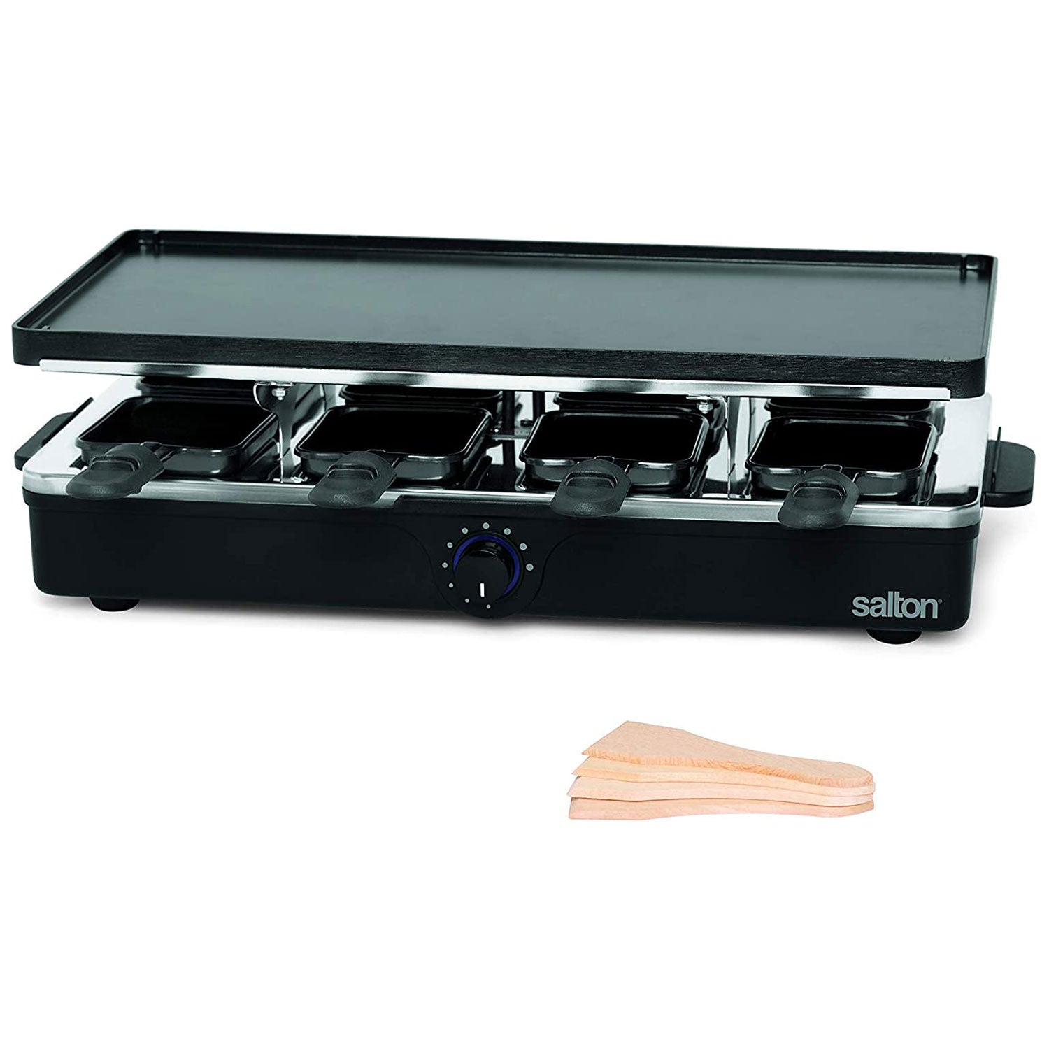 Salton Raclette Electric Table Top Non Stick Party Griddle Grill (Open Box) - VMInnovations