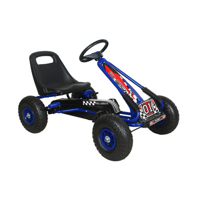 NextGen Pedal Go Cart for Children with Adjustable Seat, Blue (Open Box)