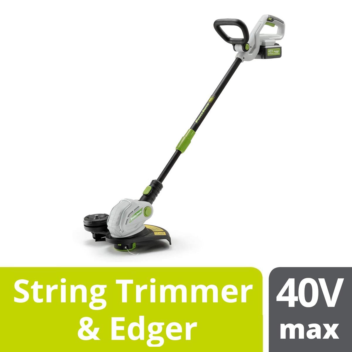 PowerSmith 120 MPH Battery Powered Leaf Blower + String Trimmer and Edger