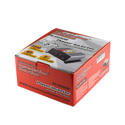 AudioPipe Pipemans 1500W Max DC Plug USB 12V Car Audio Power Inverter (2 Pack)