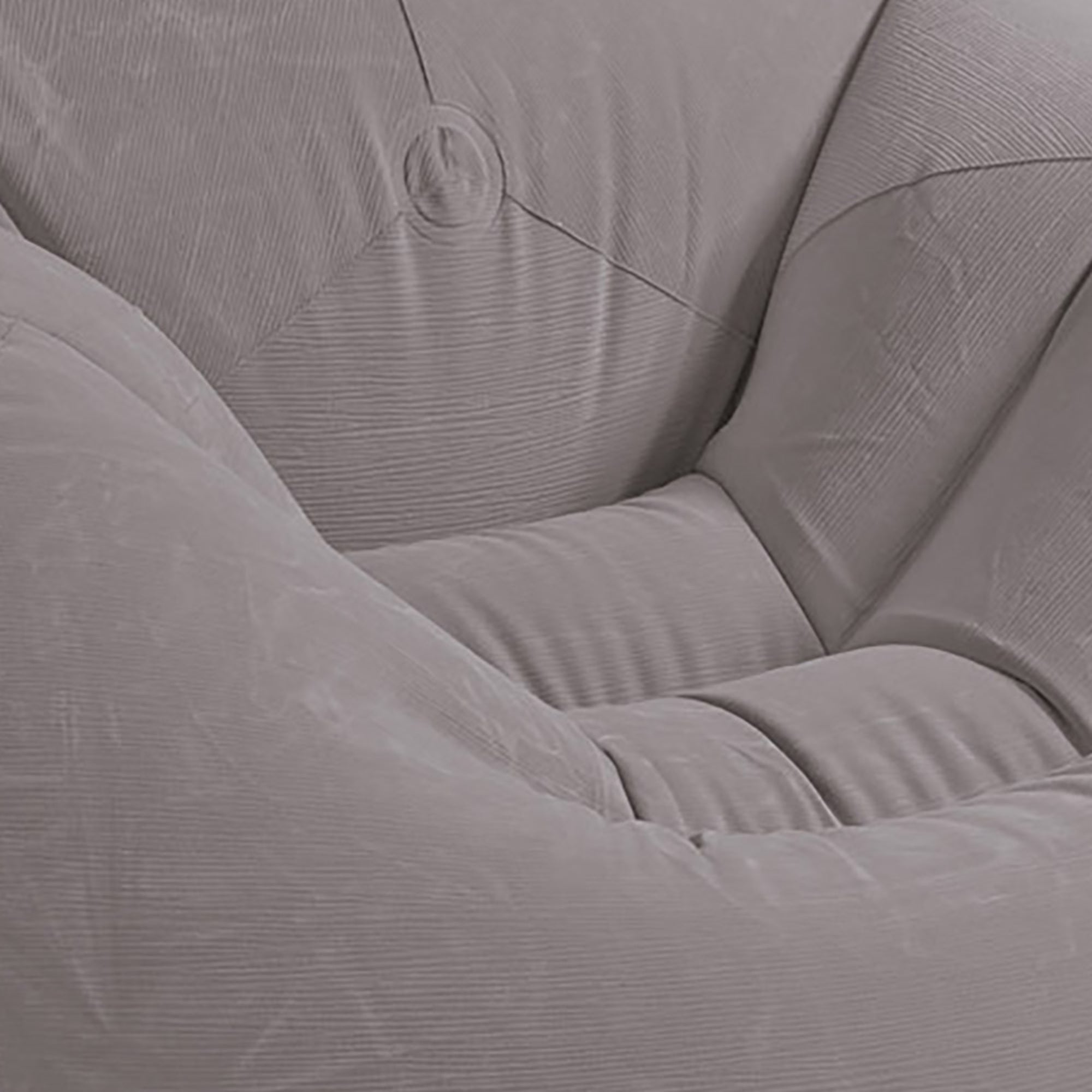 Intex Inflatable Beanless Bag Chair, Grey & Intex 120-Volt  Electric Air Pump - VMInnovations