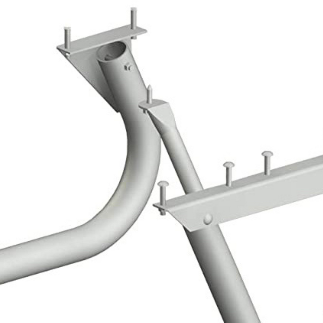 Pilot Rock 6 Foot Outdoor Steel Non Tip Picnic Table Kit (Frame Only) (Open Box)