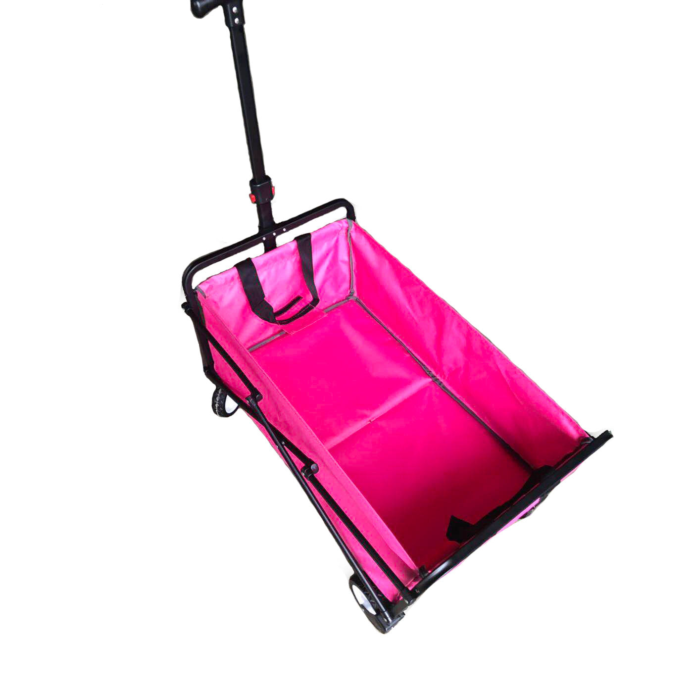 Seina Lightweight Steel Frame Folding Utility Wagon Cart with Pockets (Used)