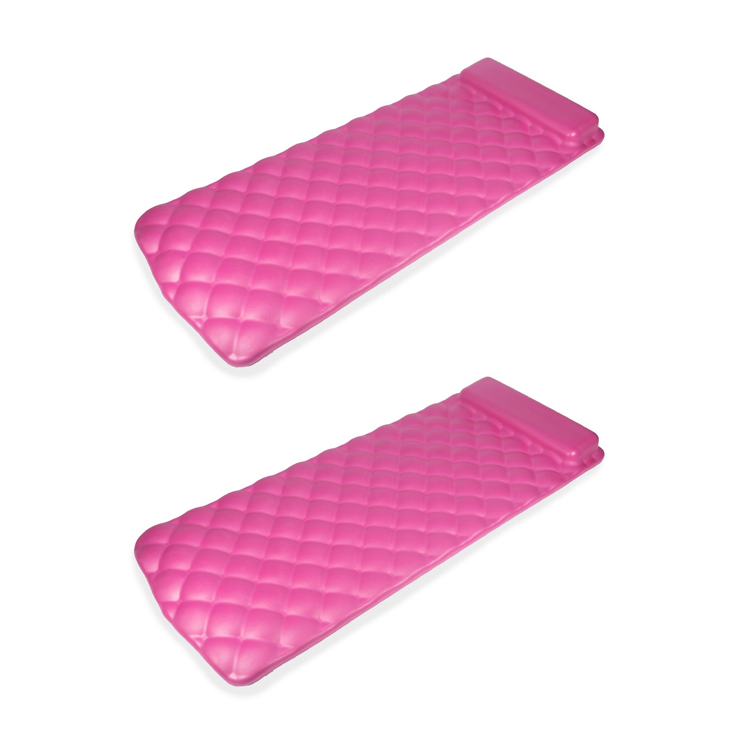 Laguna Lounger Foam Pool & Lake Water Mat with Oversized Pillow (2 Pack) - VMInnovations