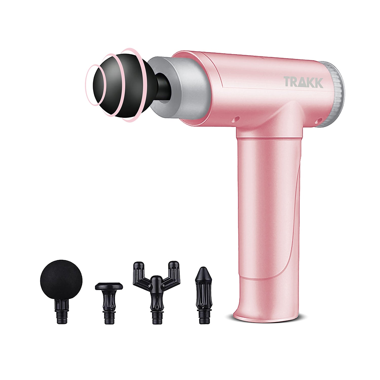 TRAKK Deep Tissue Handheld Massage Gun Therapy w/ Attachments (Open Box) - VMInnovations
