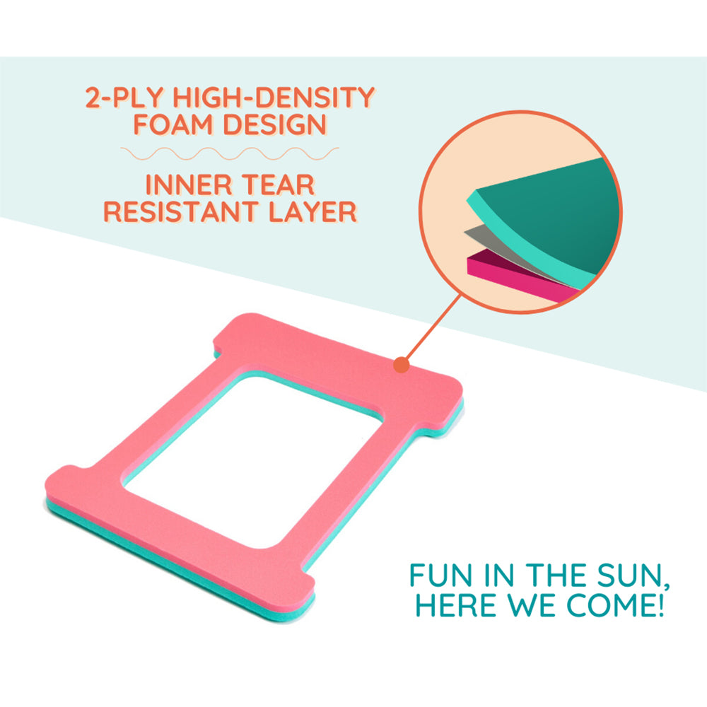 Floatation iQ Foam Pool Lounger Water Hammock H Chair Large Pink/Lime (Open Box)