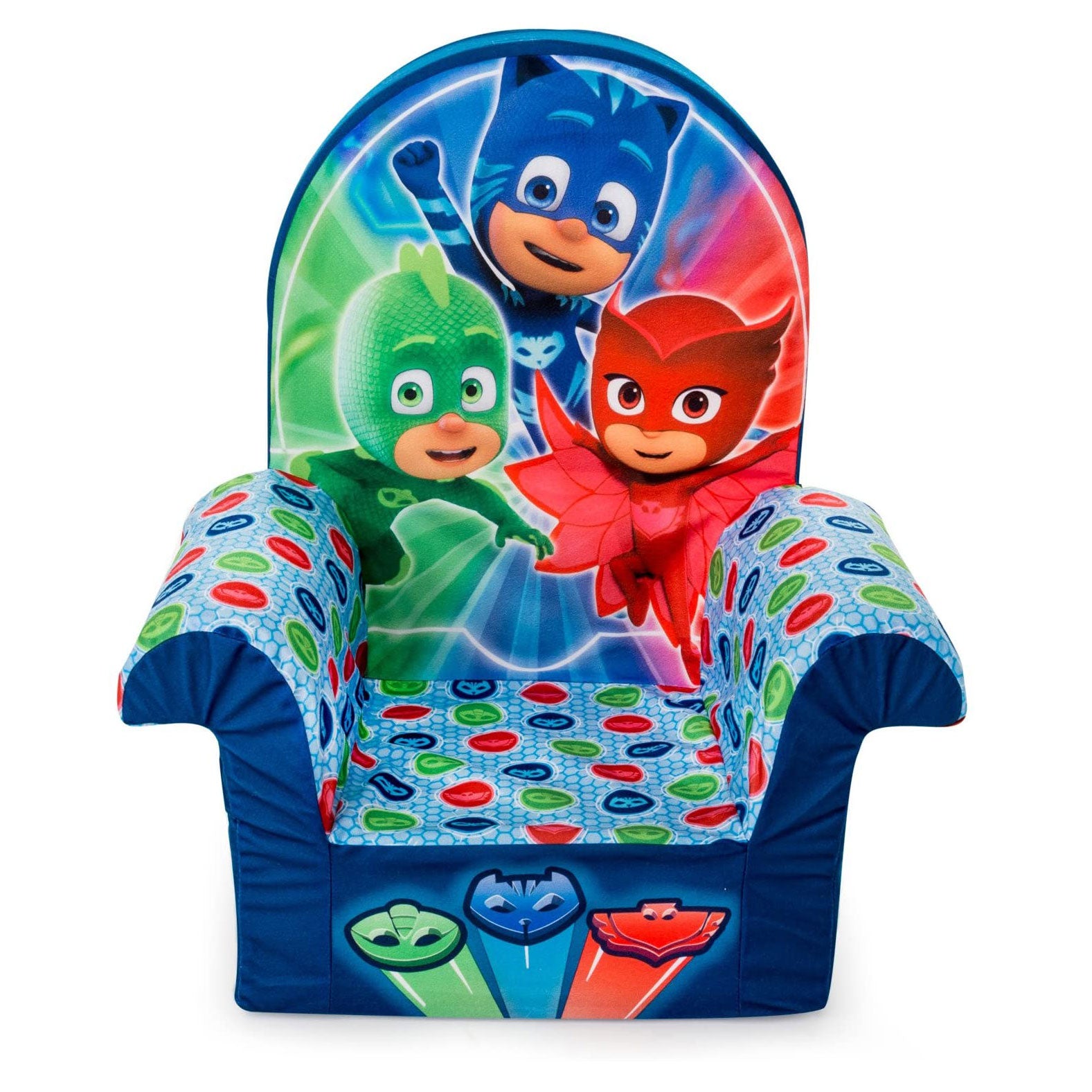 Marshmallow Furniture Comfy Foam Toddler Chair Kids Furniture, PJ Masks (Used)