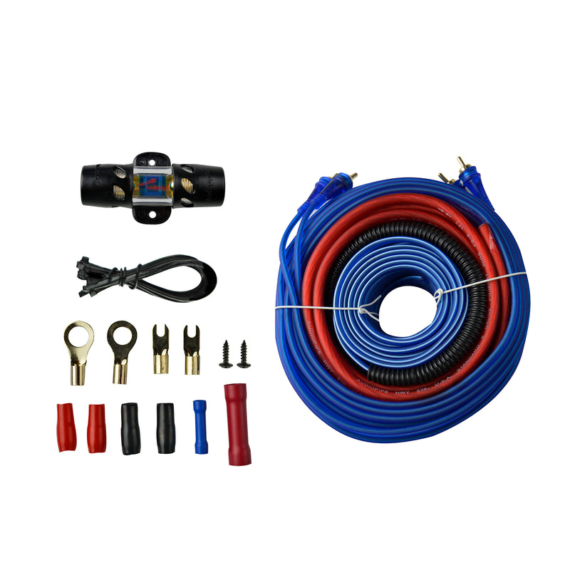 Audiopipe PK-1500SX 8 G.A. Wiring Kit for Car Audio Systems Up To 1500 Watts