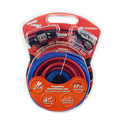 Taramps BASS 8K 8000 Watt RMS Mono Amp and Audiopipe Amplifier Installation Kit