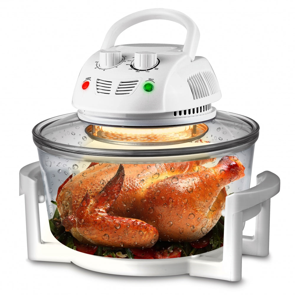 NutriChef Halogen 13 Quart Oven Air Fryer/Infrared Convection Cooker (2 Pack)