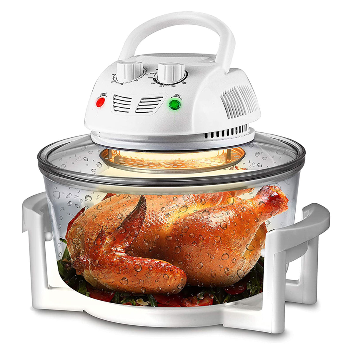 NutriChef PKAIRFR48 Kitchen Countertop 13 Quart Air Fryer Convection Oven - VMInnovations