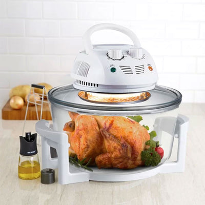 NutriChef PKAIRFR48 Kitchen Countertop 13 Quart Air Fryer Convection Oven - VMInnovations