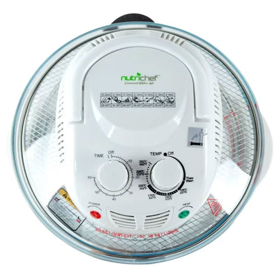 NutriChef PKAIRFR48 Kitchen Countertop 13 Quart Air Fryer Convection Oven - VMInnovations
