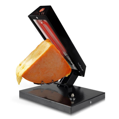 NutriChef Raclette 500W Adjustable Electric Cheese Warmer Melter, Black (4 Pack)