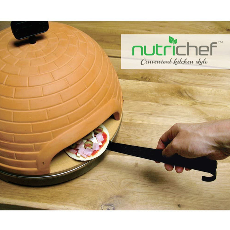 NutriChef 1100 Watt Electric Pit Mini Oven Countertop Pizza Maker Stove (4 Pack)