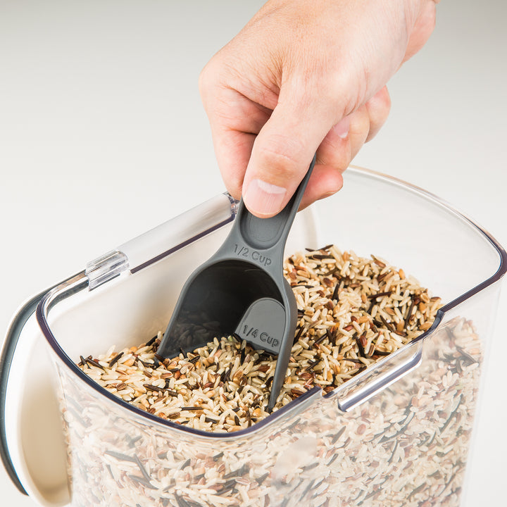 PrepWorks Plastic ProKeeper Grain Storage Container, 1 Piece, Clear (Open Box) - VMInnovations