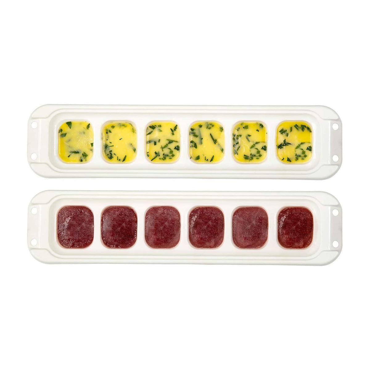Prepworks Freezer Pods 2 Tablespoon Food Storage Trays, Set of 2, Blue/White