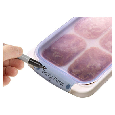 Prepworks PKS-735 Dishwasher Safe Half Cup 6 Serving Food Storage Freezer Tray