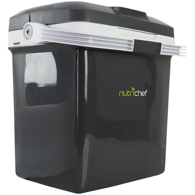 NutriChef 28 Liter Portable Electric Cooler and Warmer Mini Fridge (2 Pack)