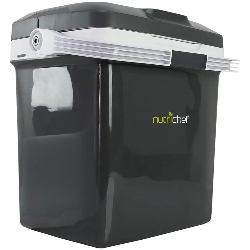 NutriChef PKTCEC28SL 28 Liter Electric Cooler and Warmer Mini Fridge (Used)