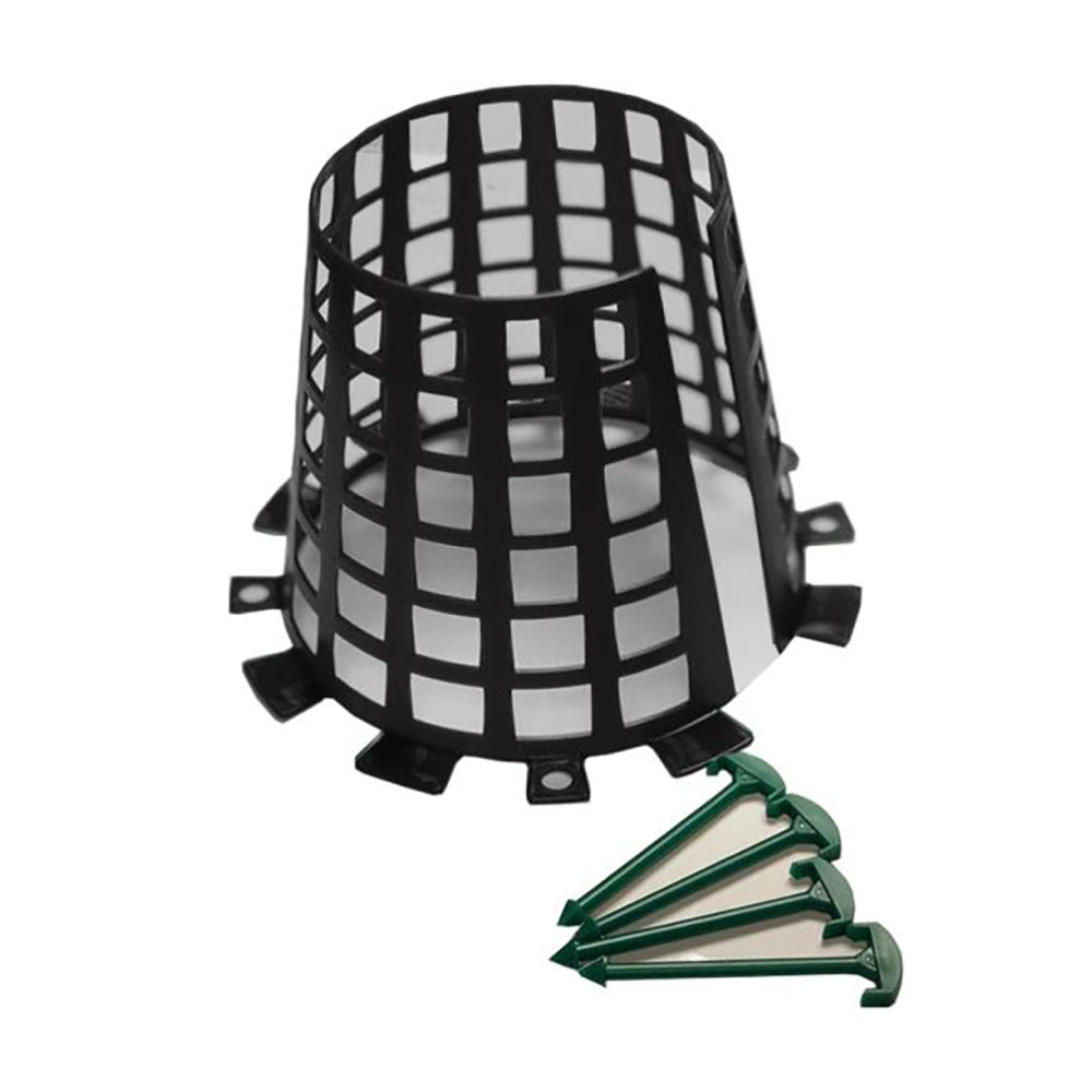Plant Knight Tree Trunk Guard Protector for Garden Protection, 24 Pack (Black)