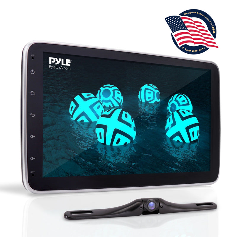 Pyle 10.1" Touch Screen In-Dash Double DIN Player with Back up Camera (Open Box)