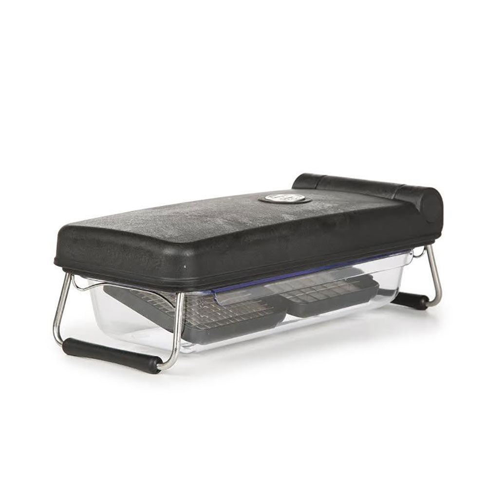 PL8 PL8-1605 Professional Chopper with 3 Cutting Styles and Removable Bin, Black