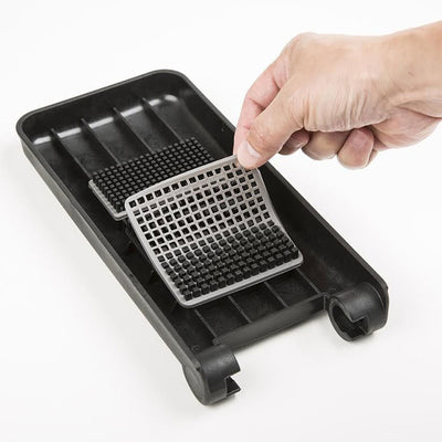 PL8 PL8-1605 Professional Chopper with 3 Cutting Styles and Removable Bin, Black