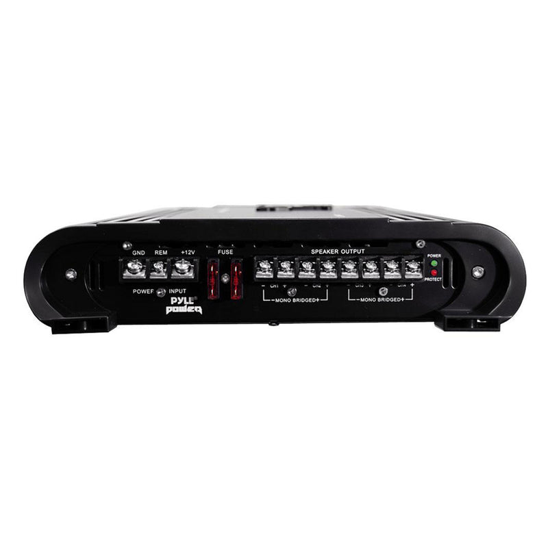 Pyle PLA4278 Bridgeable 4 Channel 2000 Watt Car Audio Mosfet Amplifier (2 Pack)
