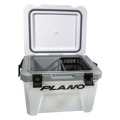 Plano Frost 21 Quart Cooler w/ Built In Bottle Opener and Dry Basket (Open Box)