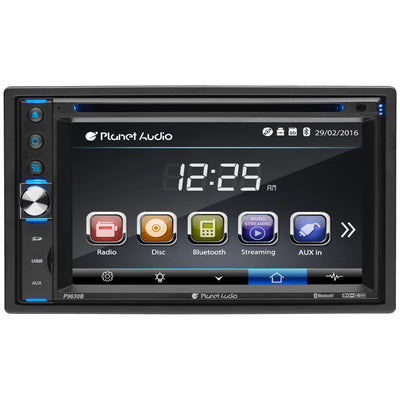 Planet Audio Double DIN 6.2" Touchscreen Bluetooth In Dash DVD Player (4 Pack)