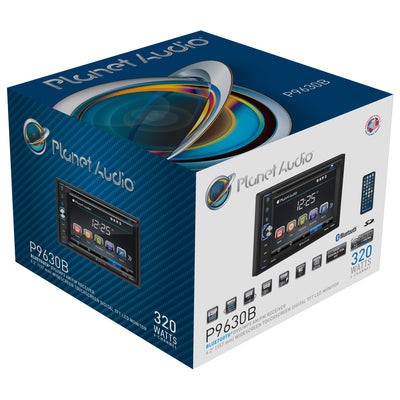 Planet Audio Double DIN 6.2" Touchscreen Bluetooth In Dash DVD Player (4 Pack)