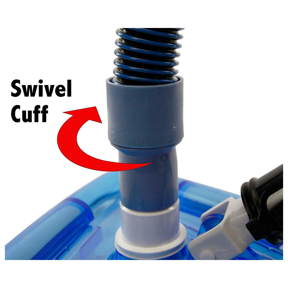 Plastiflex Long Spiral Wound Bosun Vacuum Hose and Swivel Cuff, 40 Ft (Open Box)
