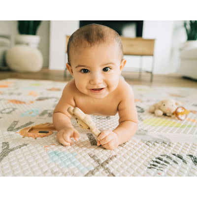 North States Color 6-Panel Superyard Baby/Pet Gate + Folding ABC Baby Play Mat - VMInnovations