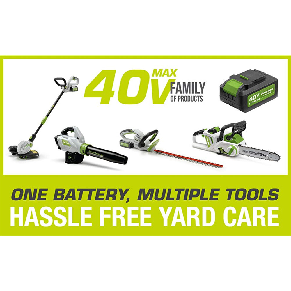 PowerSmith 120 MPH Battery Powered Leaf Blower + String Trimmer and Edger
