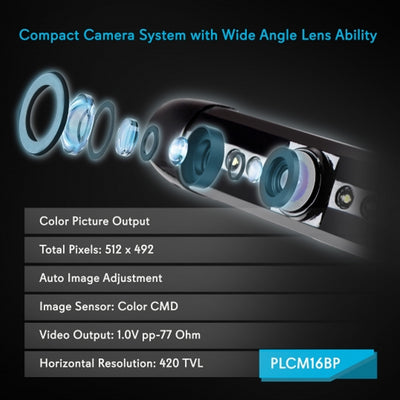 Pyle Universal Waterproof Rear Backup Nightvision Camera Monitor System (4 Pack)