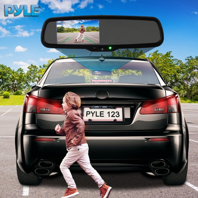 Pyle Universal Waterproof Rear Backup Nightvision Camera Monitor System (4 Pack)
