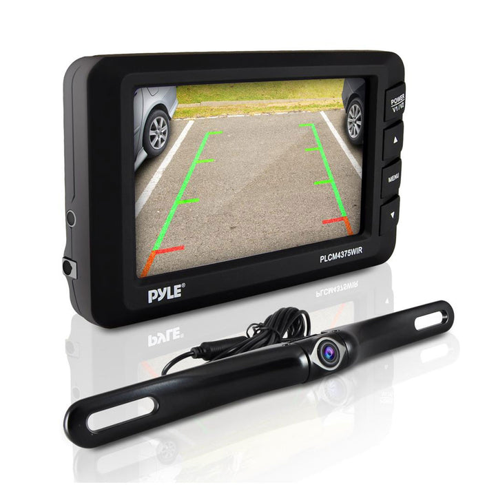 Pyle Adjustable Rearview Backup Car Camera with 4.3 Inch Monitor (For Parts) - VMInnovations