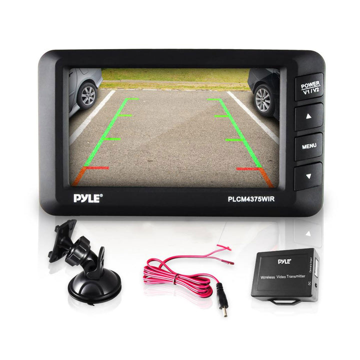 Pyle Adjustable Rearview Backup Car Camera with 4.3 Inch Monitor (For Parts) - VMInnovations