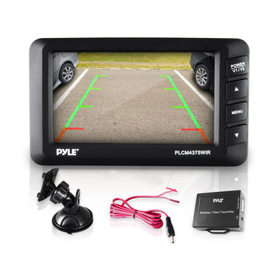 Pyle Adjustable Rearview Backup Car Camera with 4.3 Inch Monitor (Used)