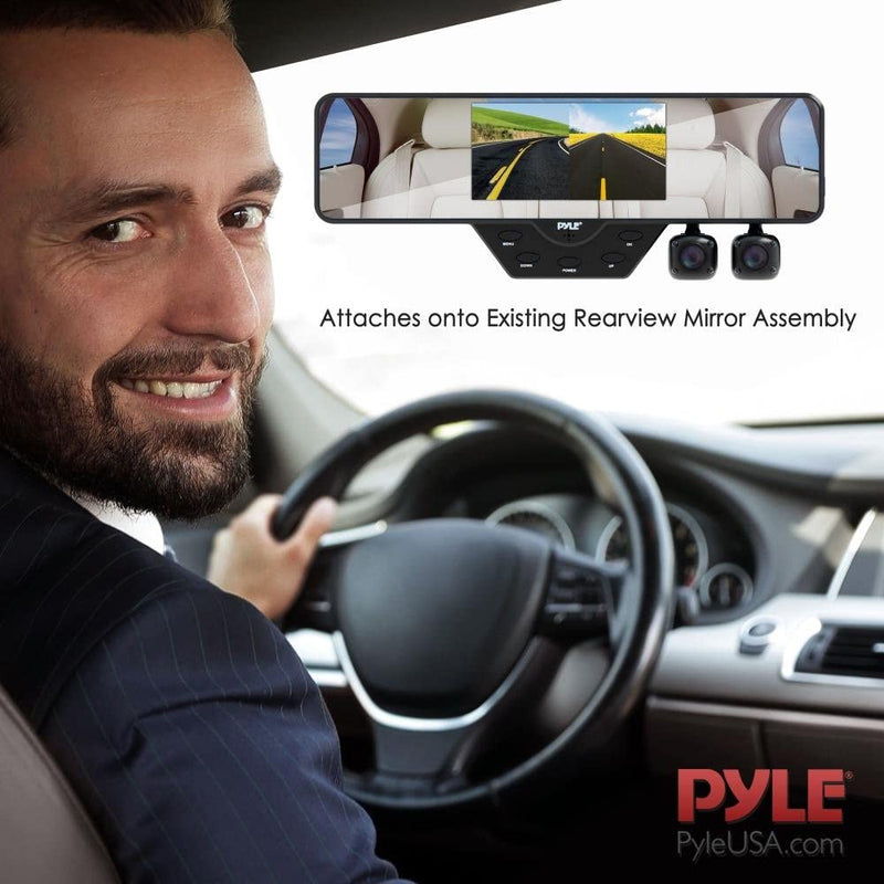 Pyle Dash Cam Car Video Recording System w/ 1080P Night Vision Camera (Damaged)