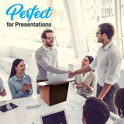 Pyle Foldable Tabletop Lectern Stand for Presentations, & Lectures (2 Pack) - VMInnovations