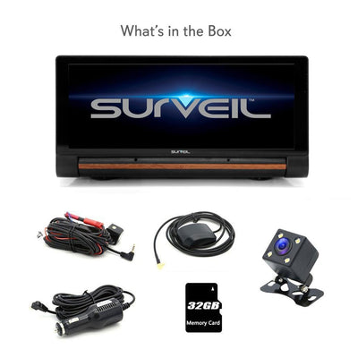 Pyle Surveil Wireless Android GPS Dash Cam and Backup Camera w/ 7" Display(Used)